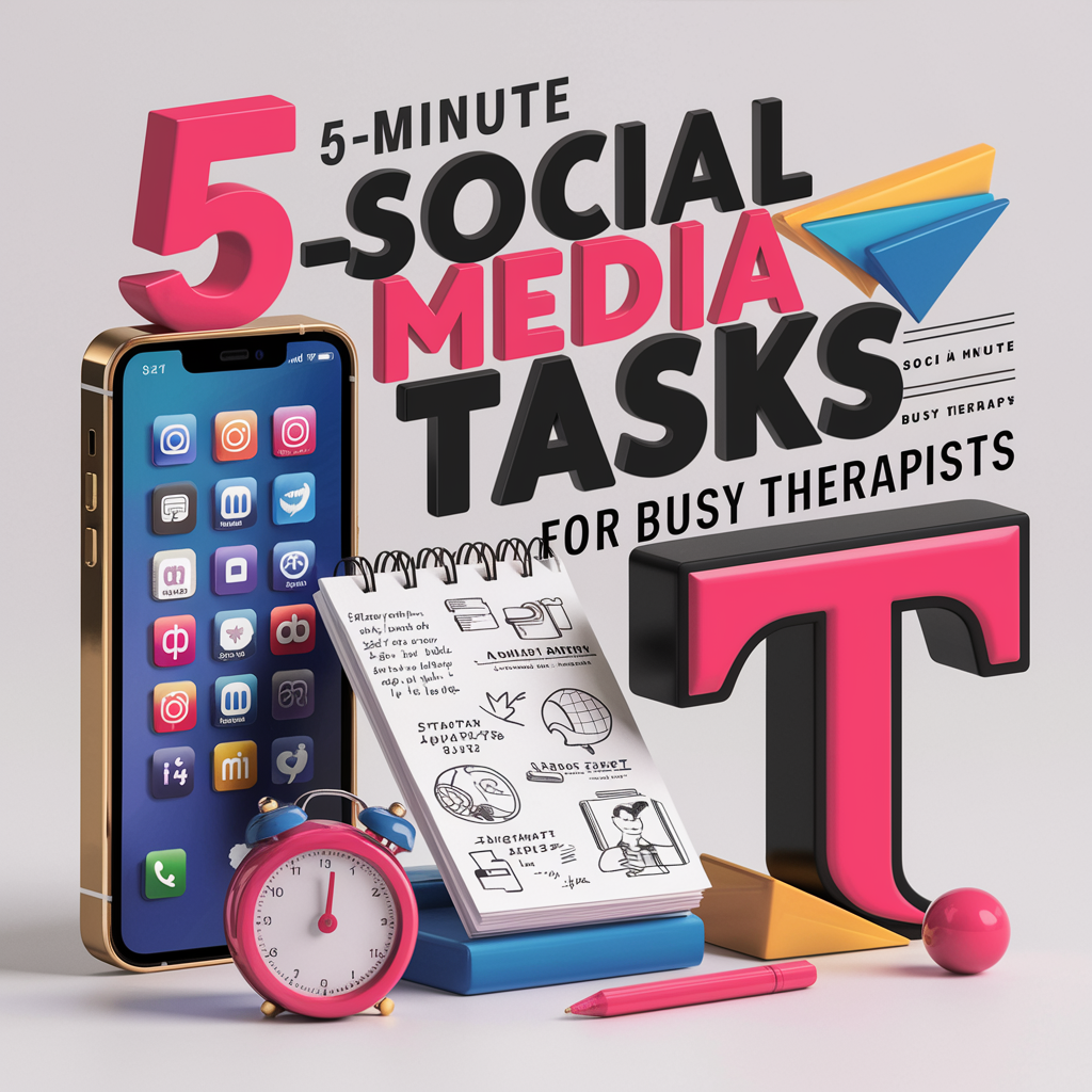 5-Minute Social Media Tasks for Busy Therapists